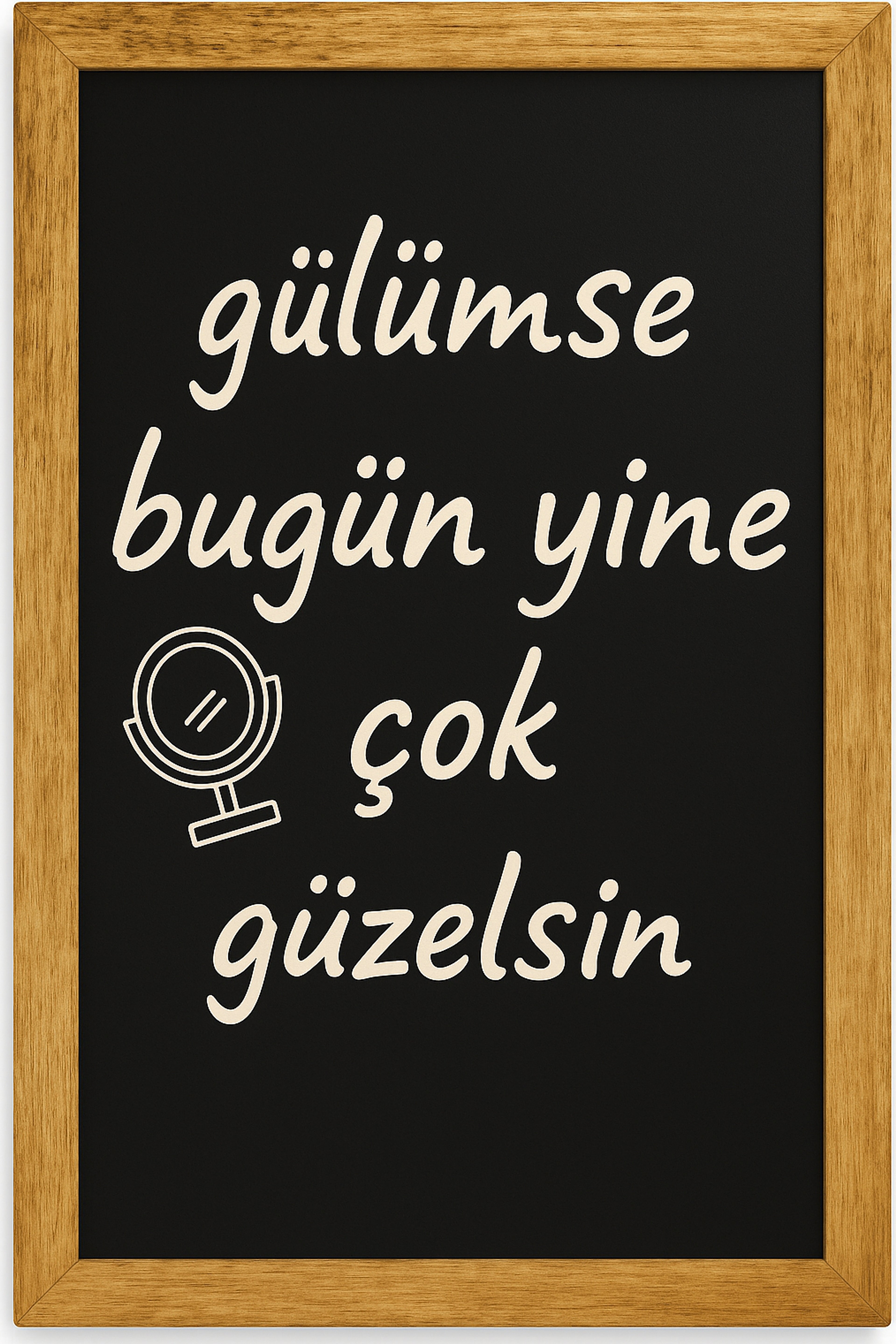 Retro Ahşap Poster ürün görseli