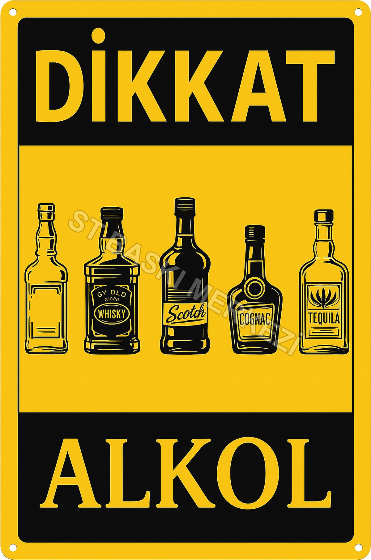 Retro Ahşap Poster ürün görseli