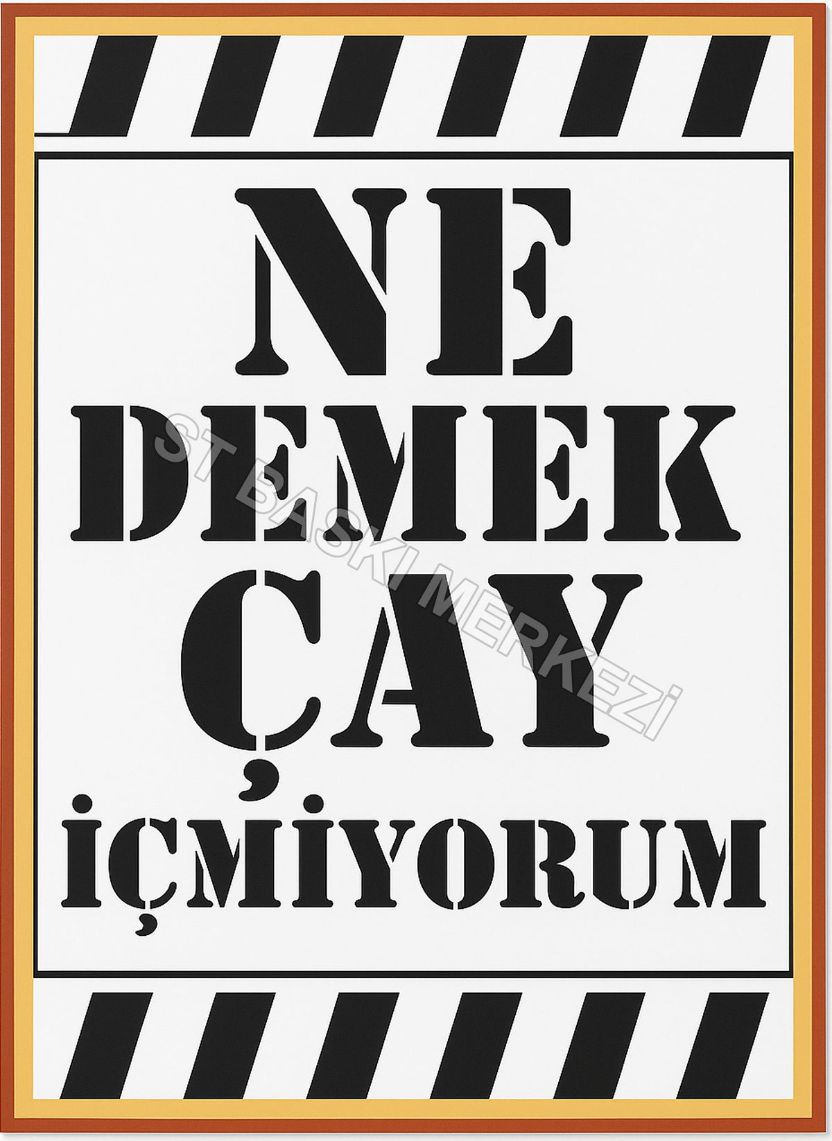 Retro Ahşap Poster ürün görseli