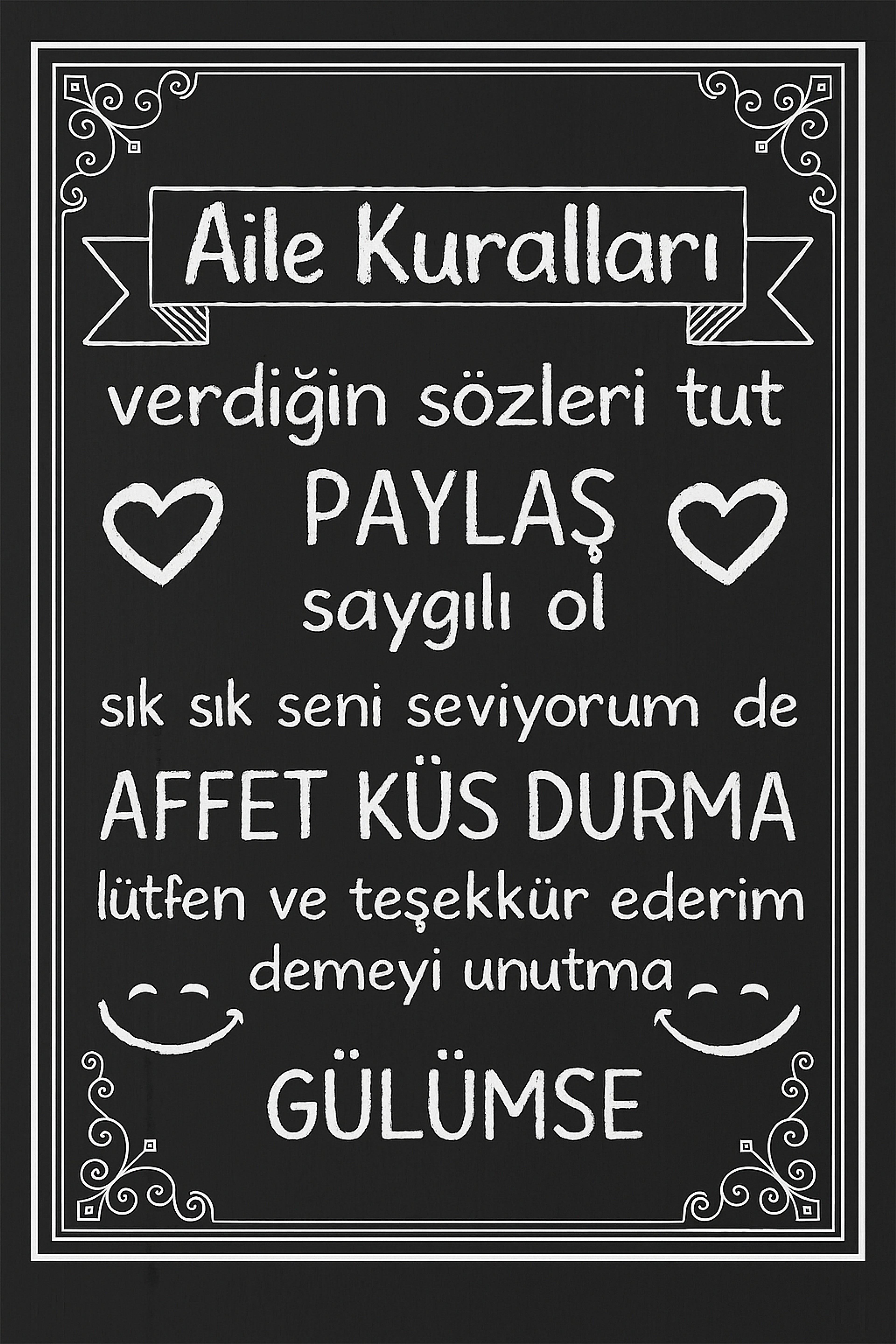 Retro Ahşap Poster ürün görseli