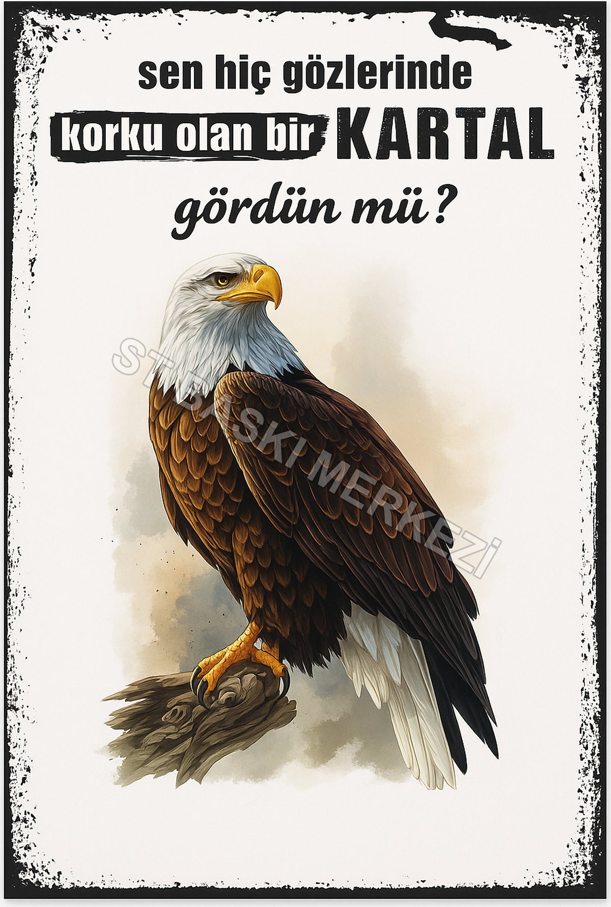 Retro Ahşap Poster ürün görseli
