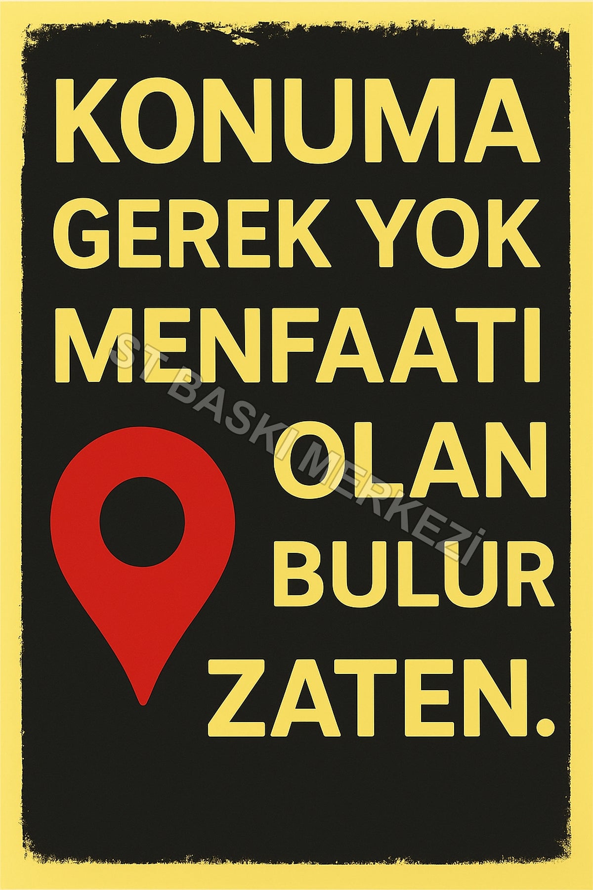 Retro Ahşap Poster ürün görseli