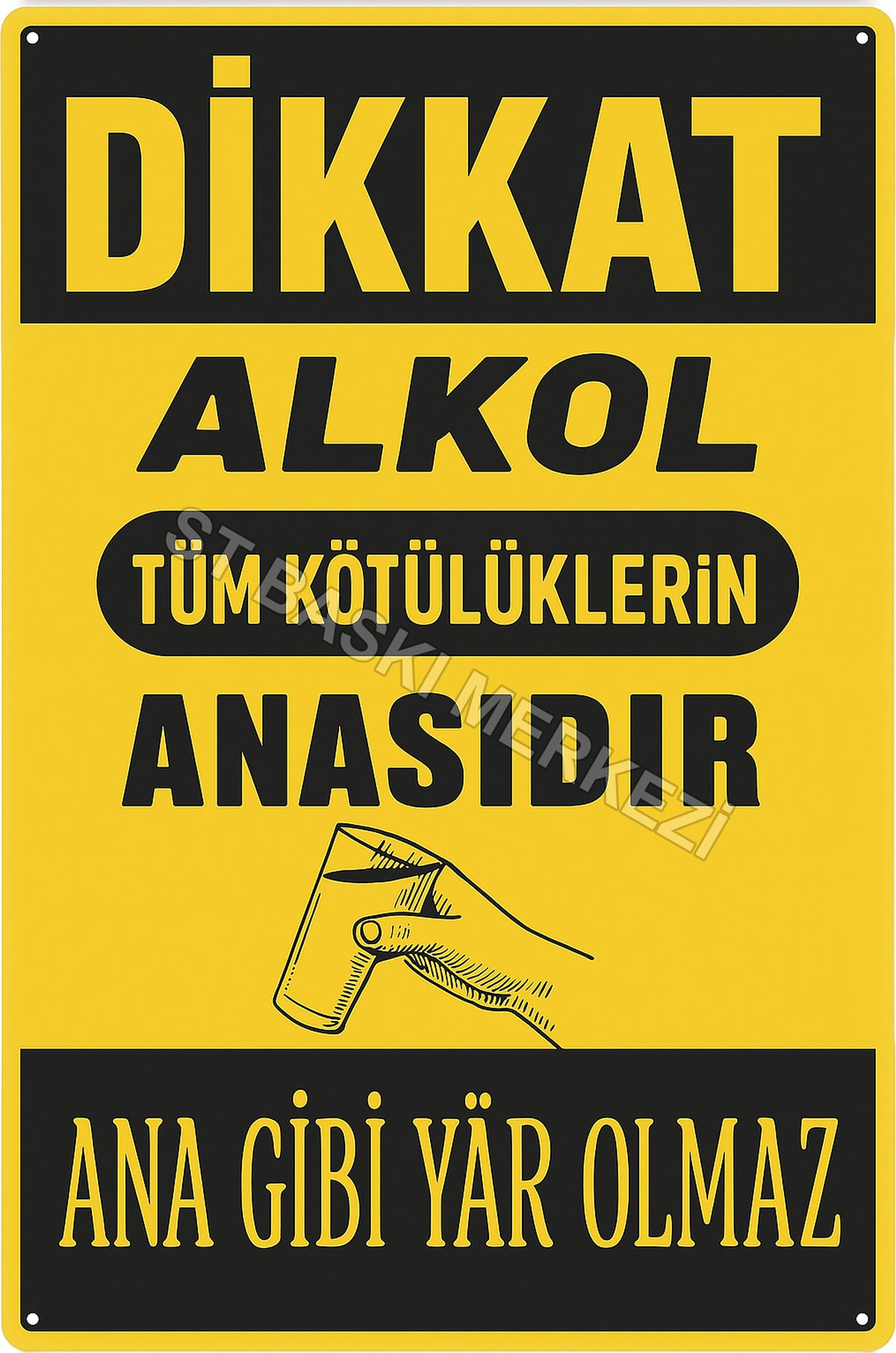 Retro Ahşap Poster ürün görseli