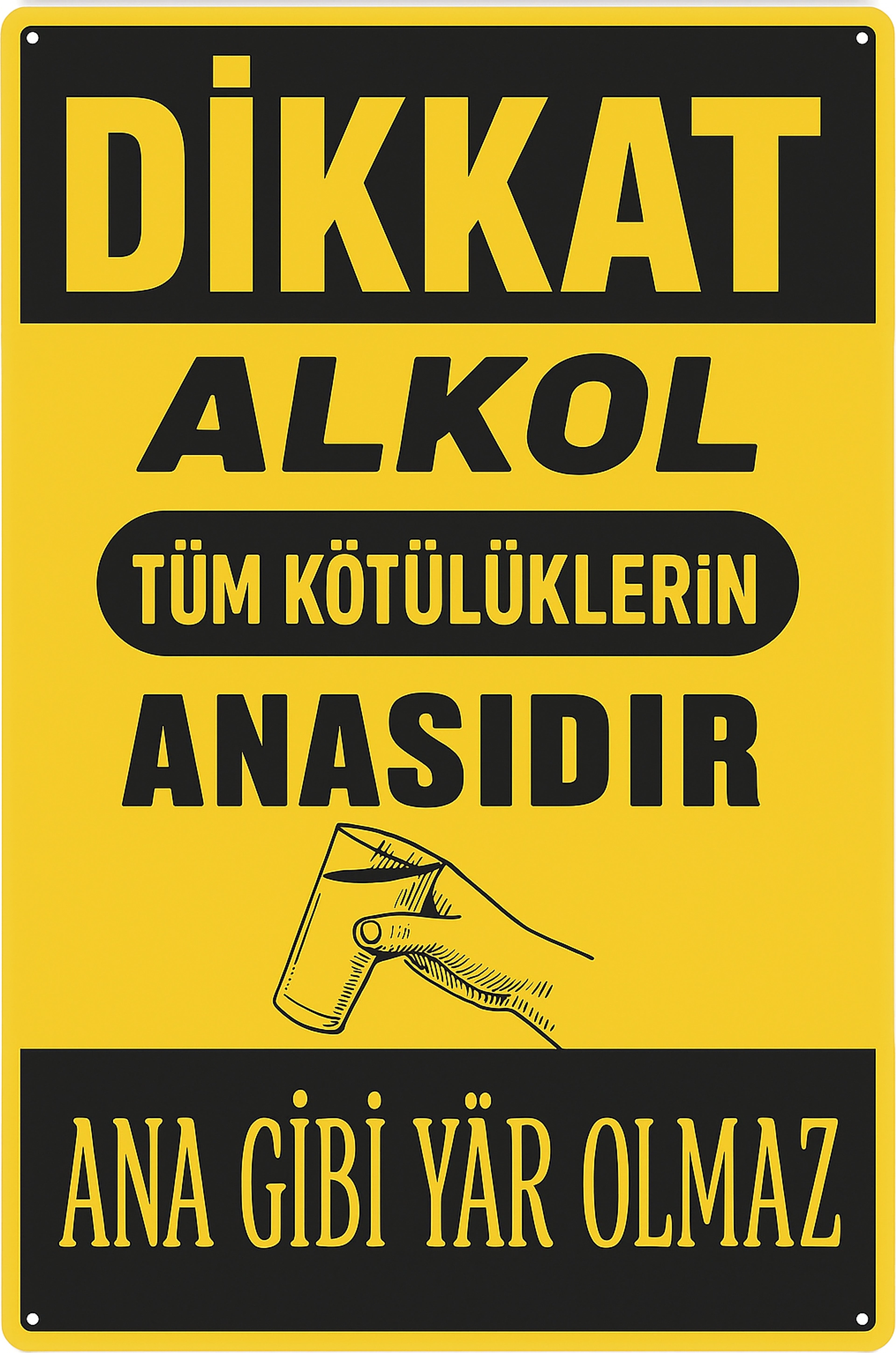 Retro Ahşap Poster ürün görseli