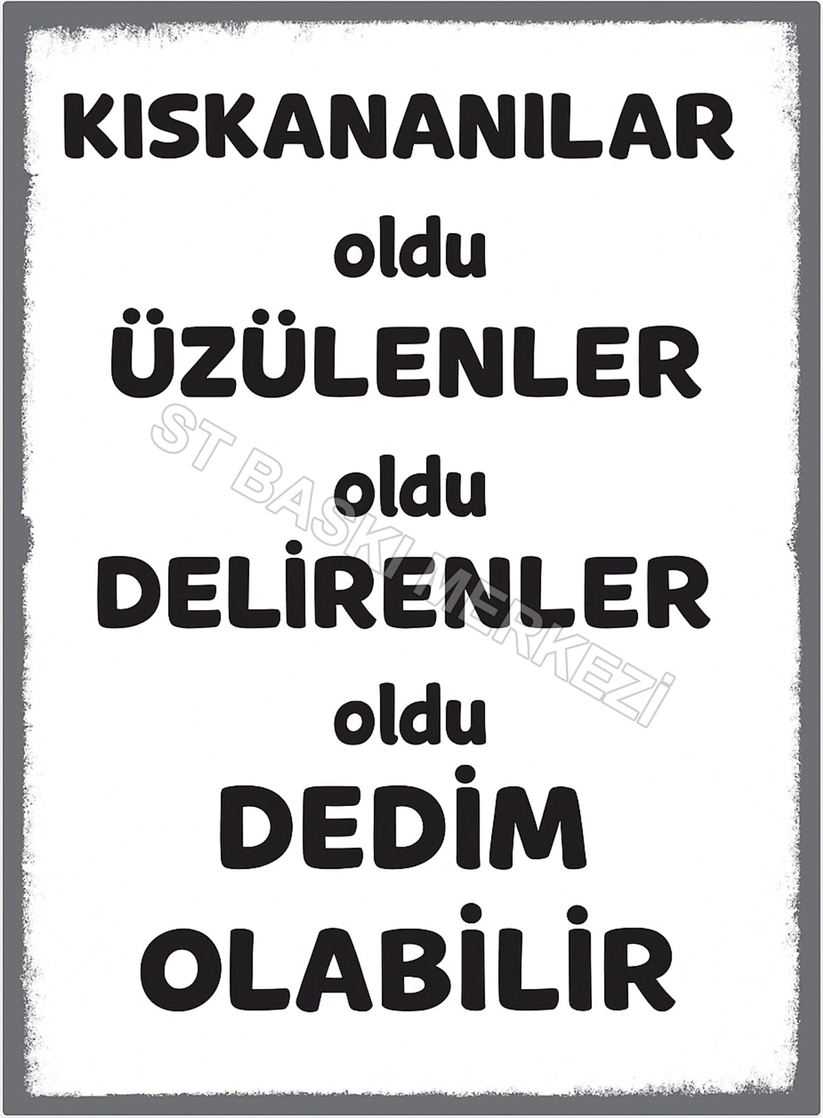 Retro Ahşap Poster ürün görseli