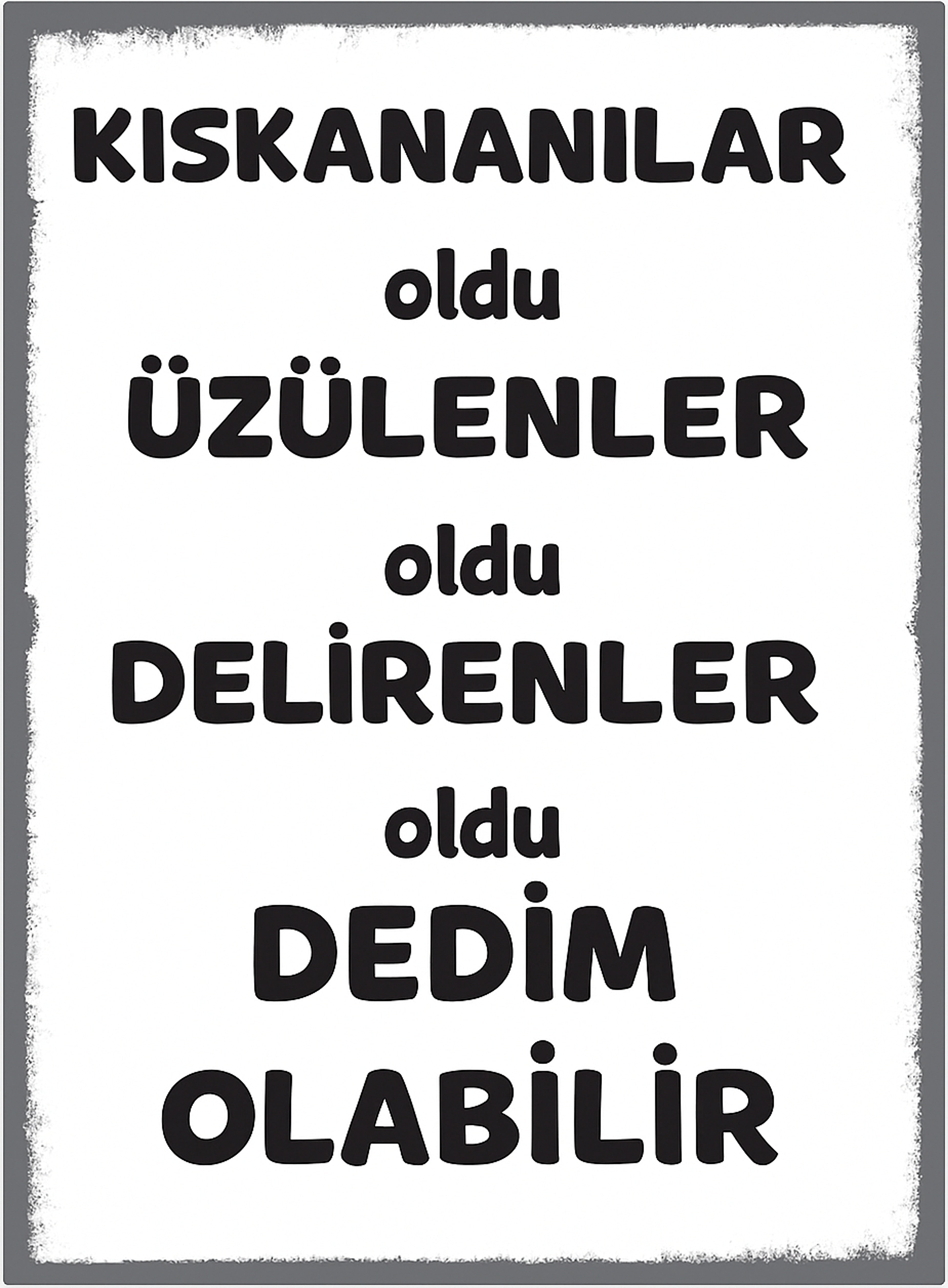 Retro Ahşap Poster ürün görseli