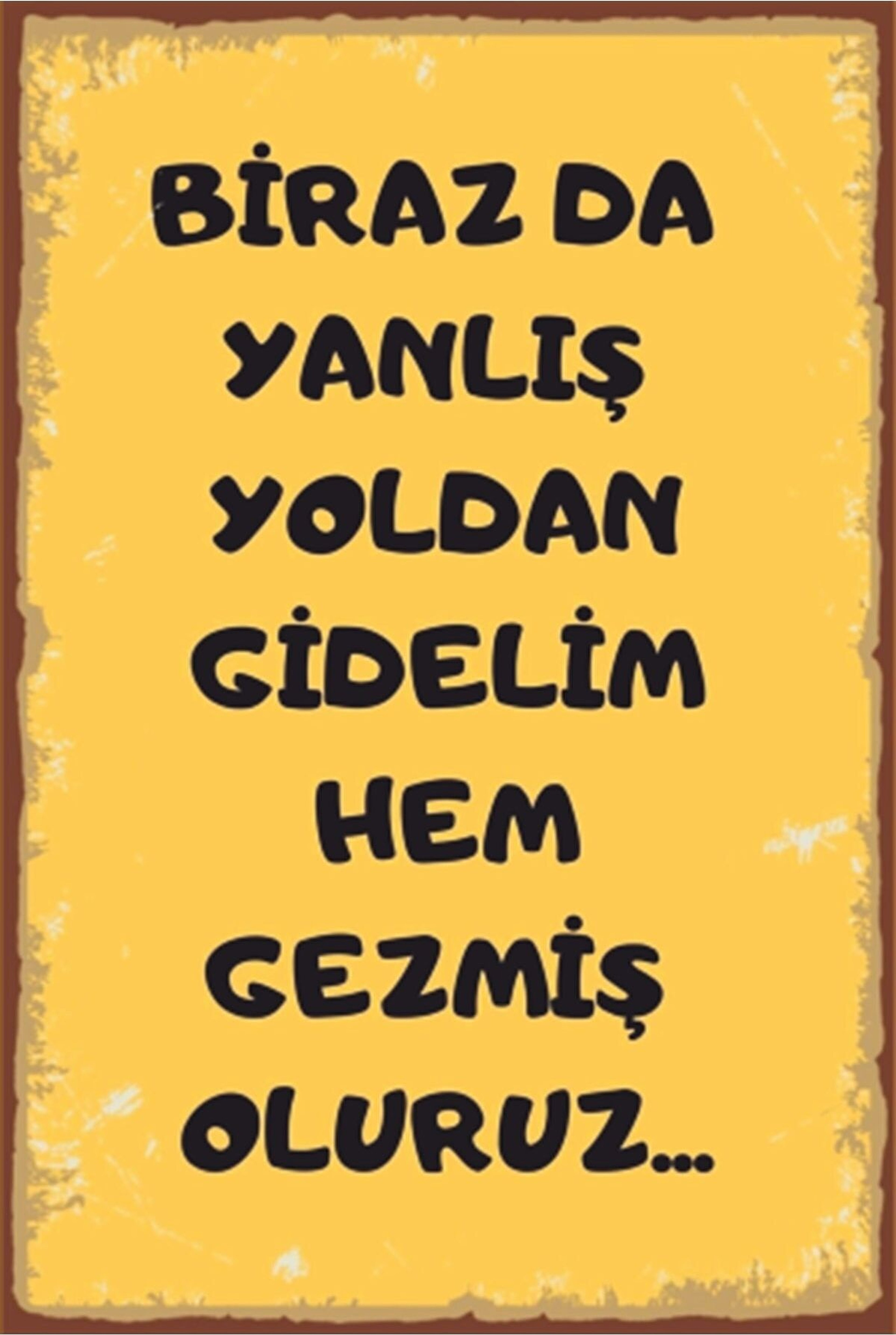 Retro Ahşap Poster ürün görseli