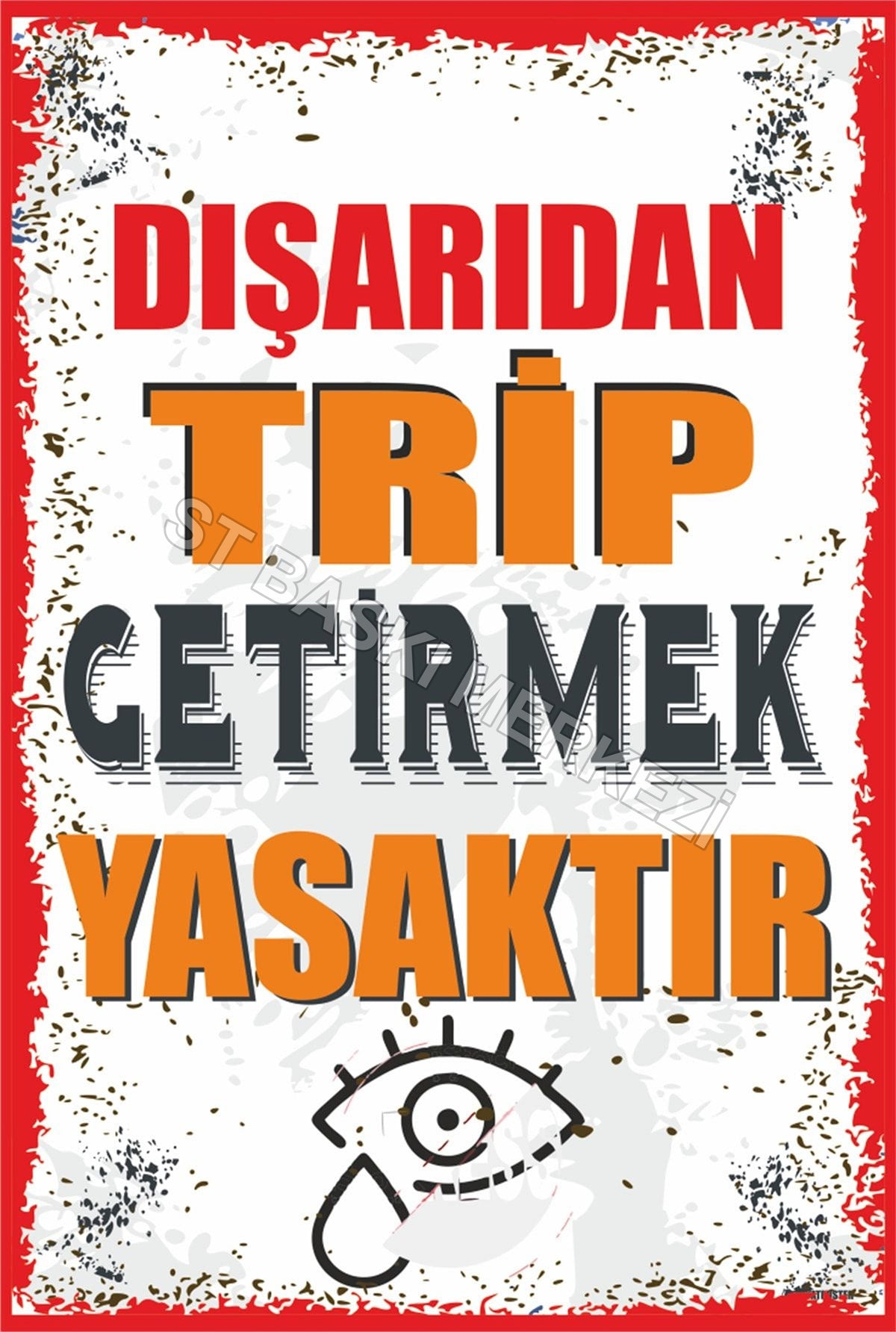 Retro Ahşap Poster ürün görseli