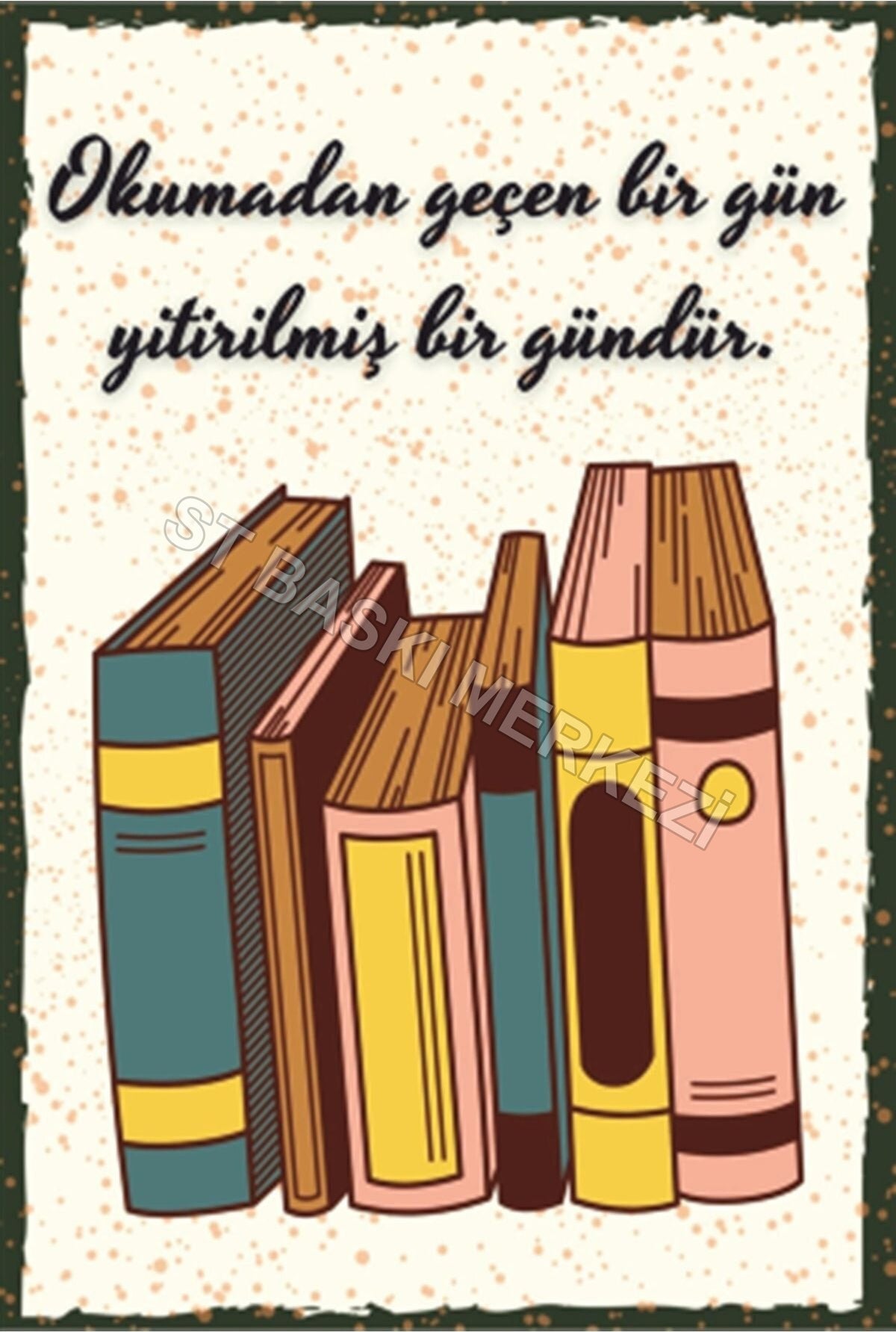 Retro Ahşap Poster ürün görseli
