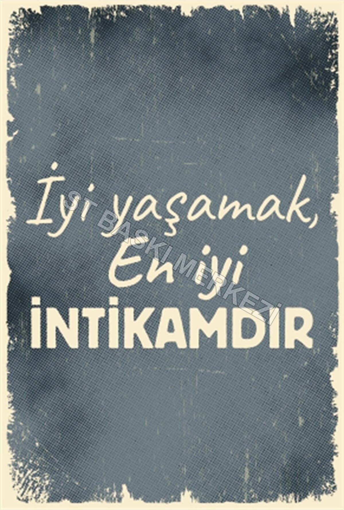 Retro Ahşap Poster ürün görseli