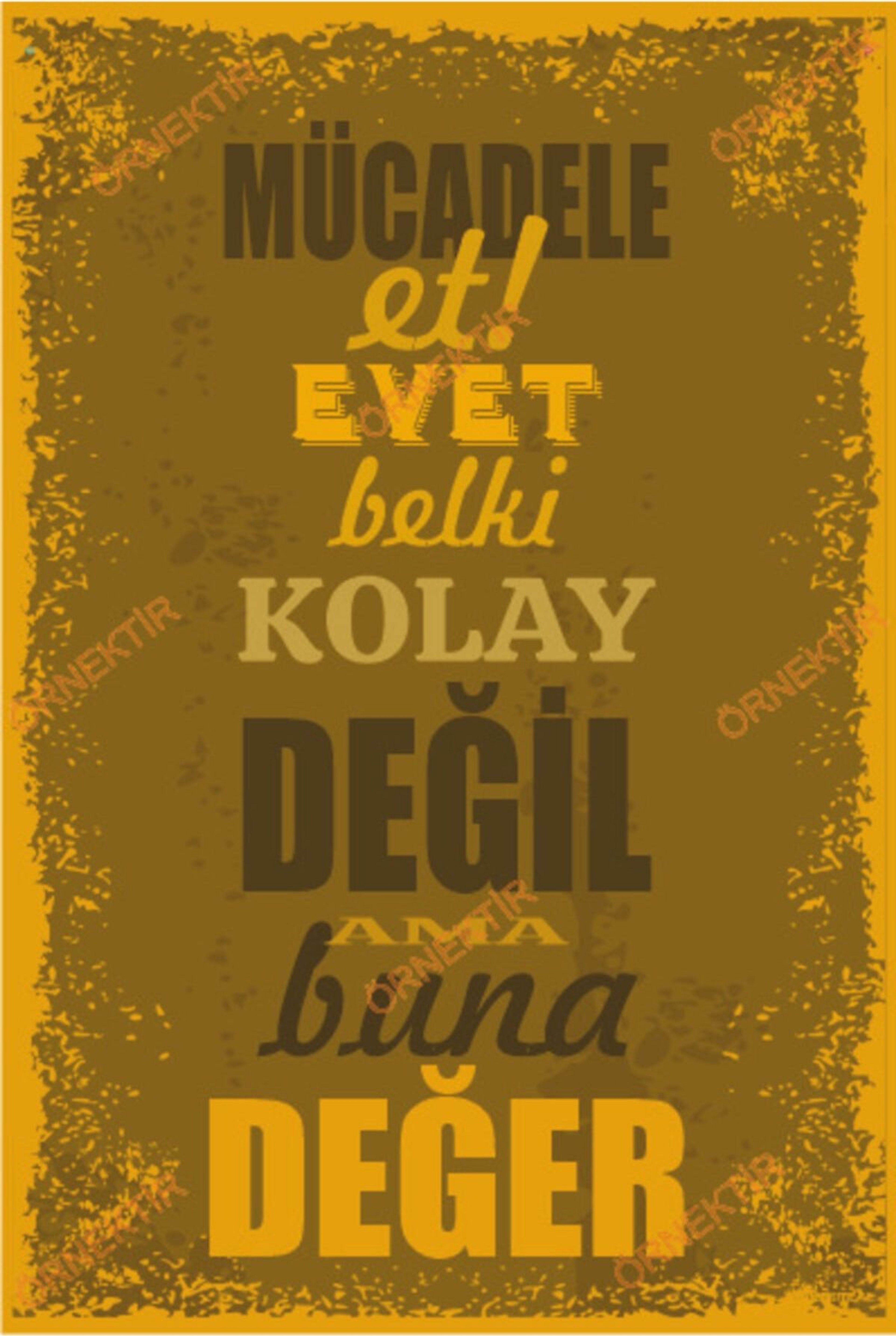 Retro Ahşap Poster ürün görseli