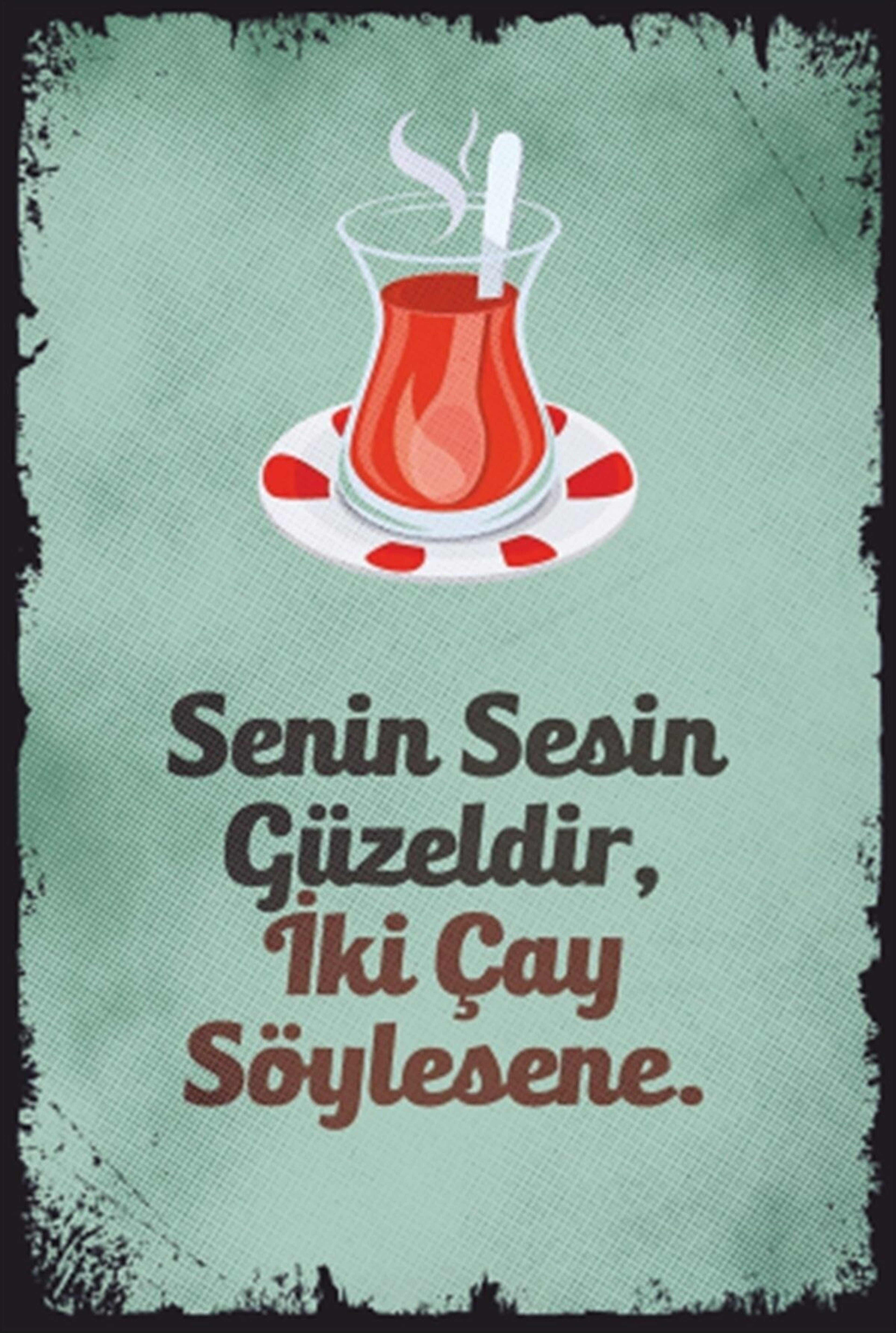 Retro Ahşap Poster ürün görseli