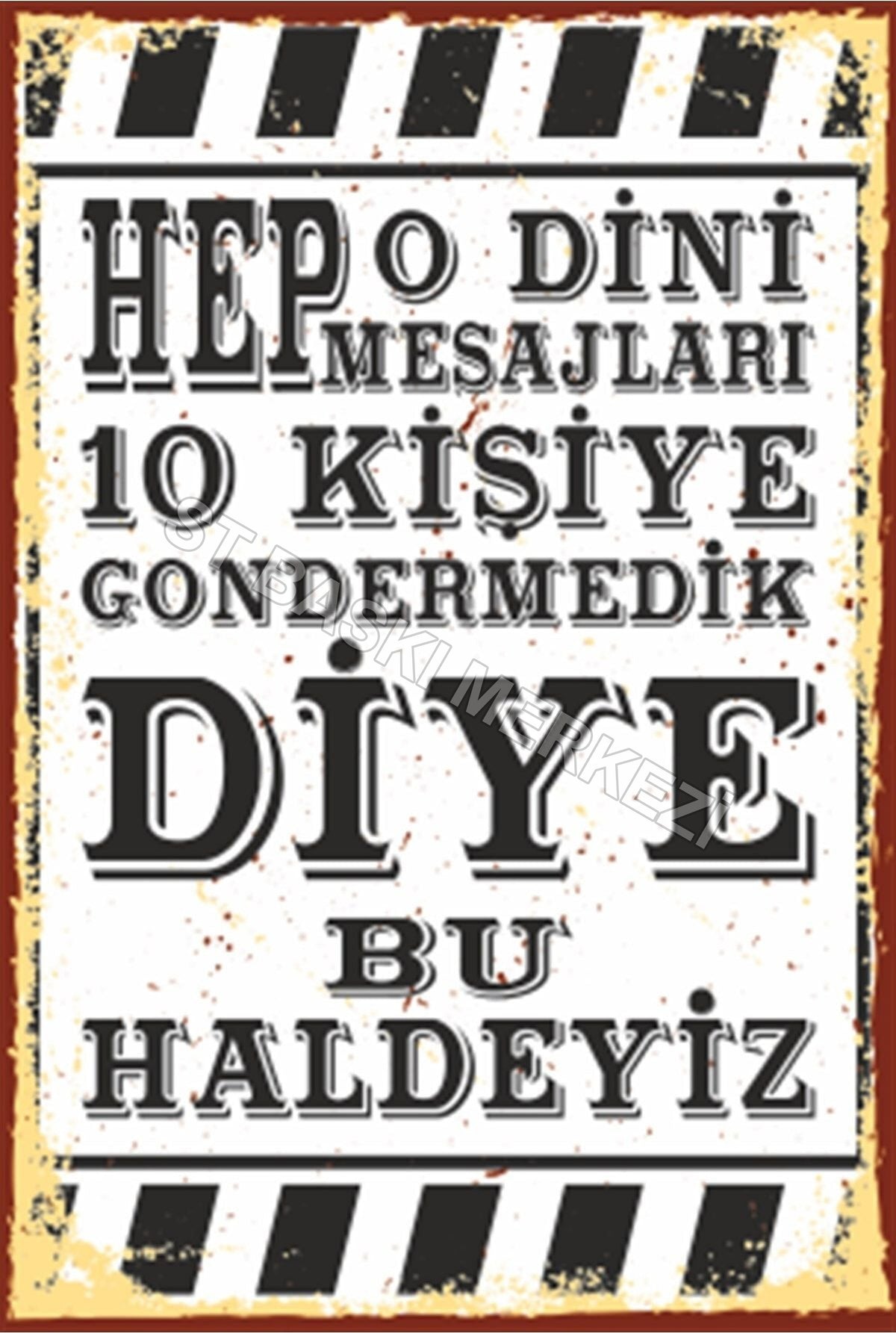 Retro Ahşap Poster ürün görseli