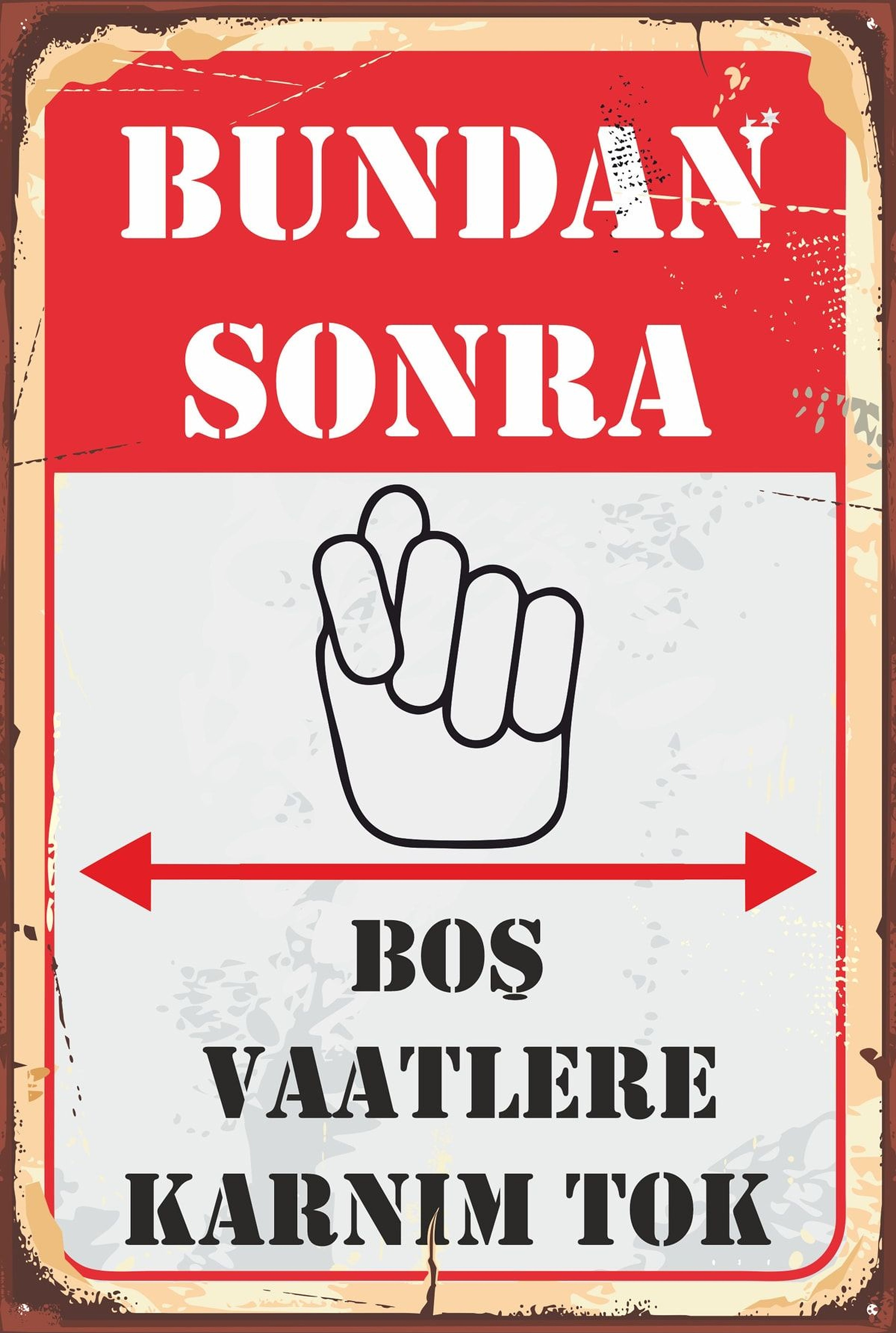 Retro Ahşap Poster ürün görseli