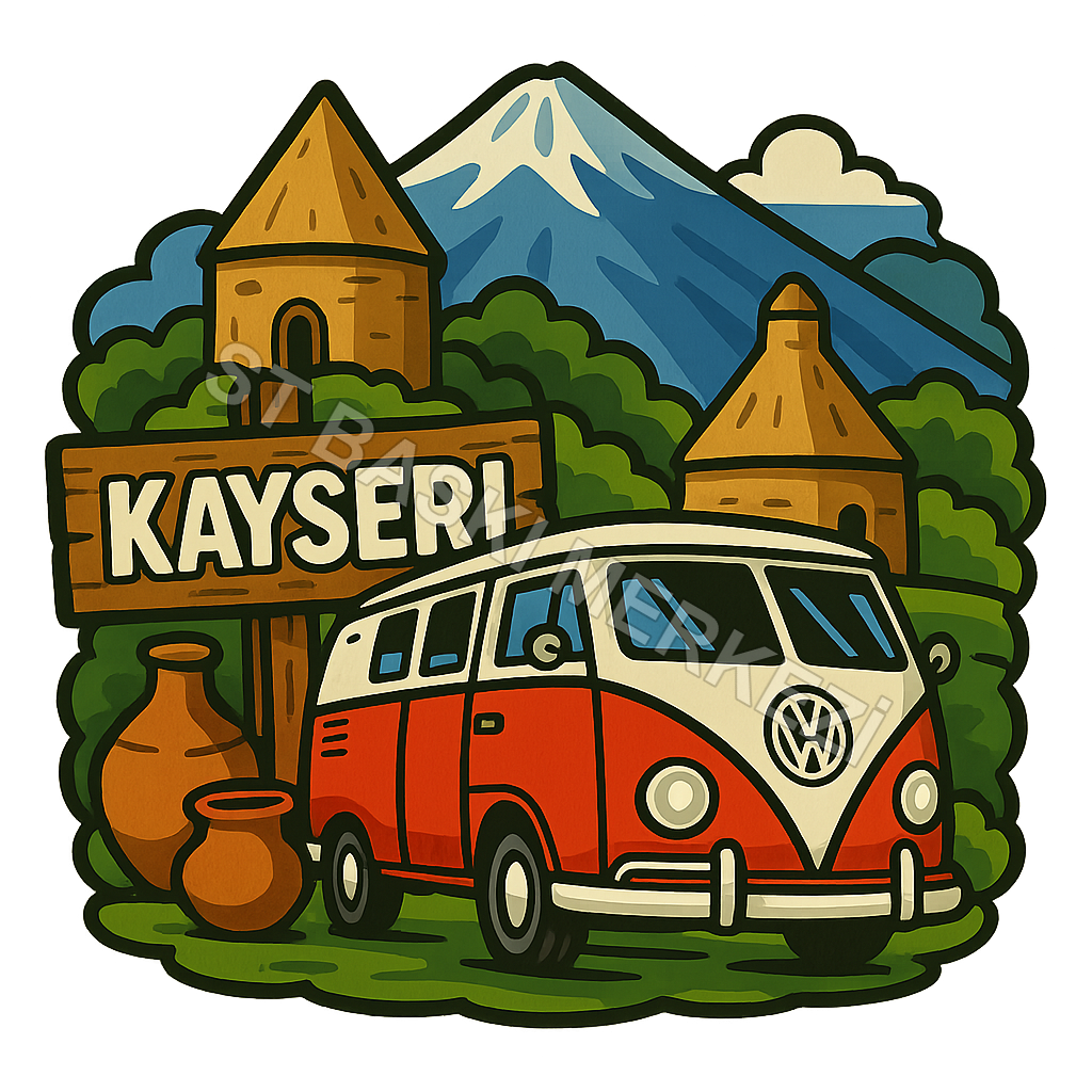 Kayseri Ahşap Magnet – Toptan UV Baskılı Retro Hediyelik Magnet