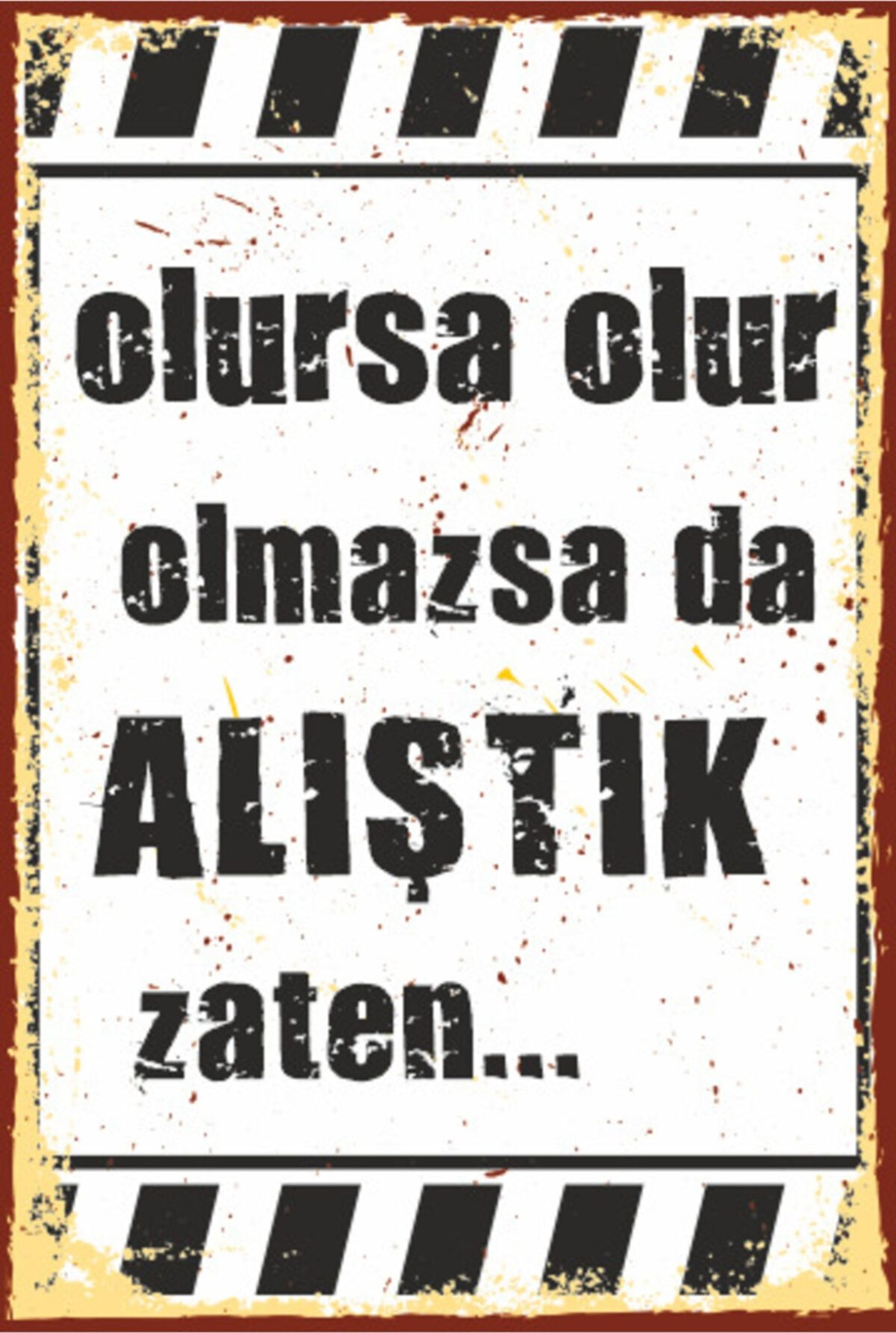 Retro Ahşap Poster ürün görseli