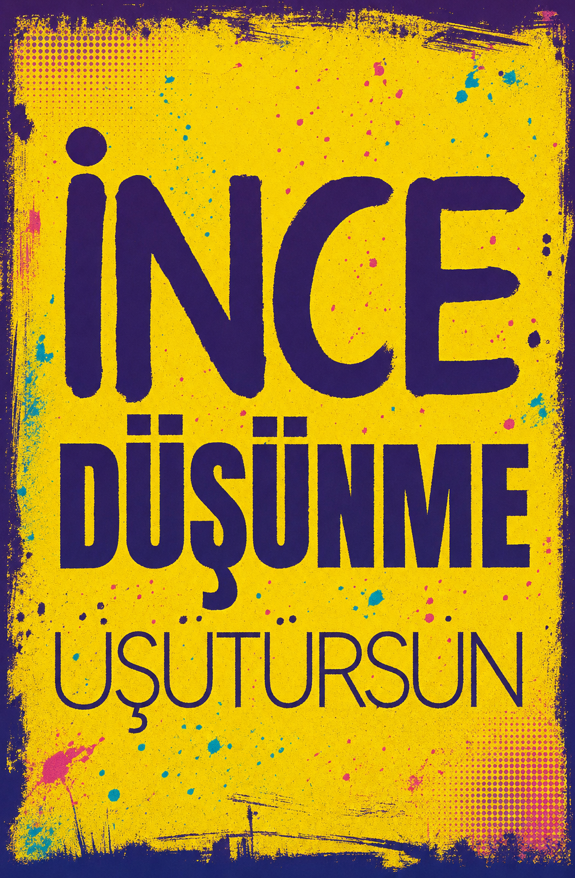 İncе Düşünme Üşütürsün Ahşap Poster 1342