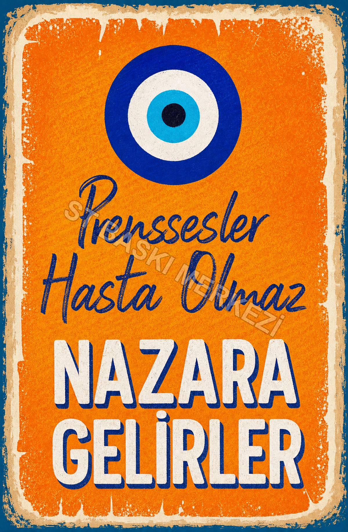 İnsan Sesler Hasta Olmaz Nazara Gelirler Ahşap Poster 1347