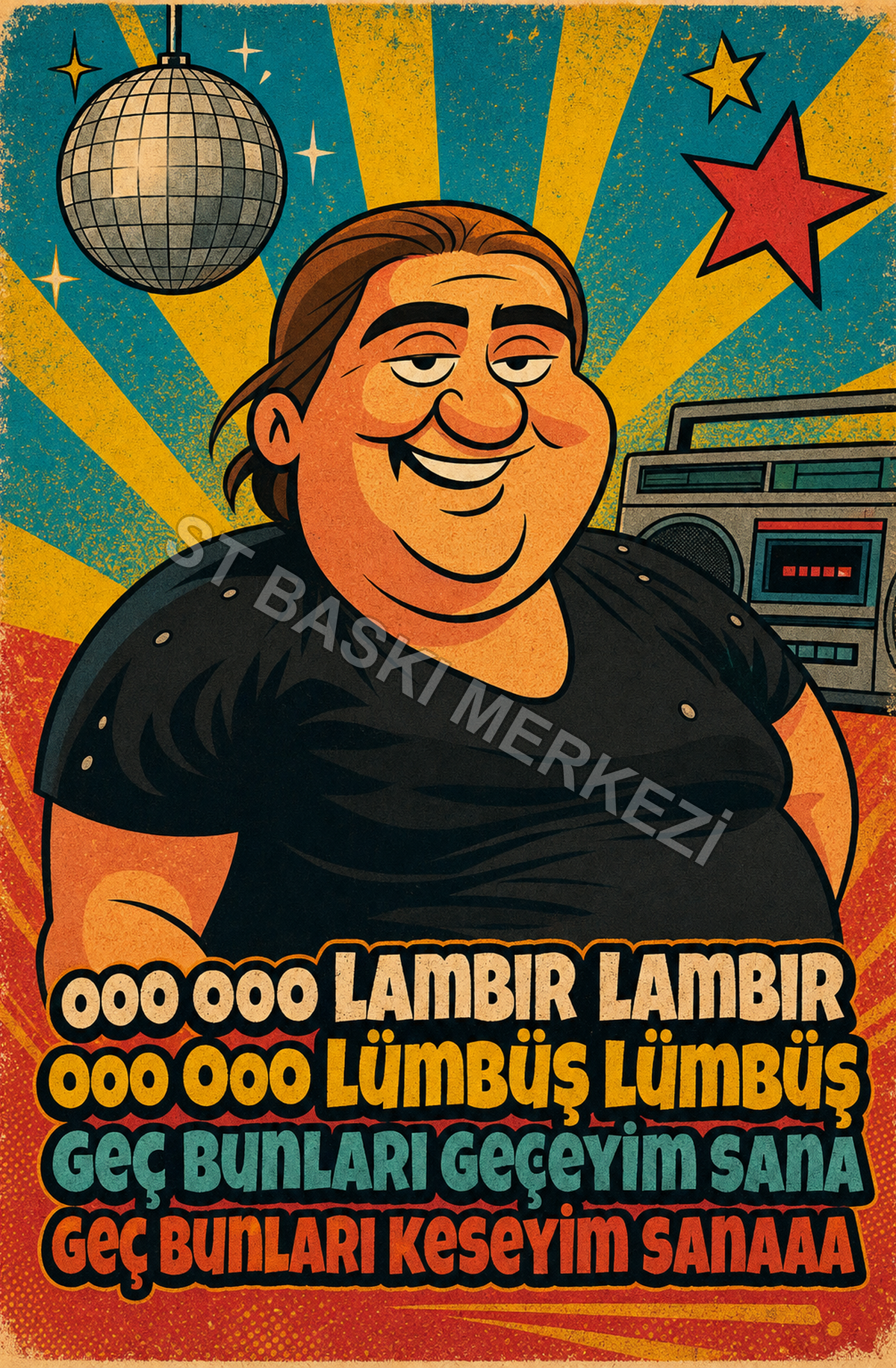 Ooo Ooo Lambır Lambır Ahşap Poster 1395