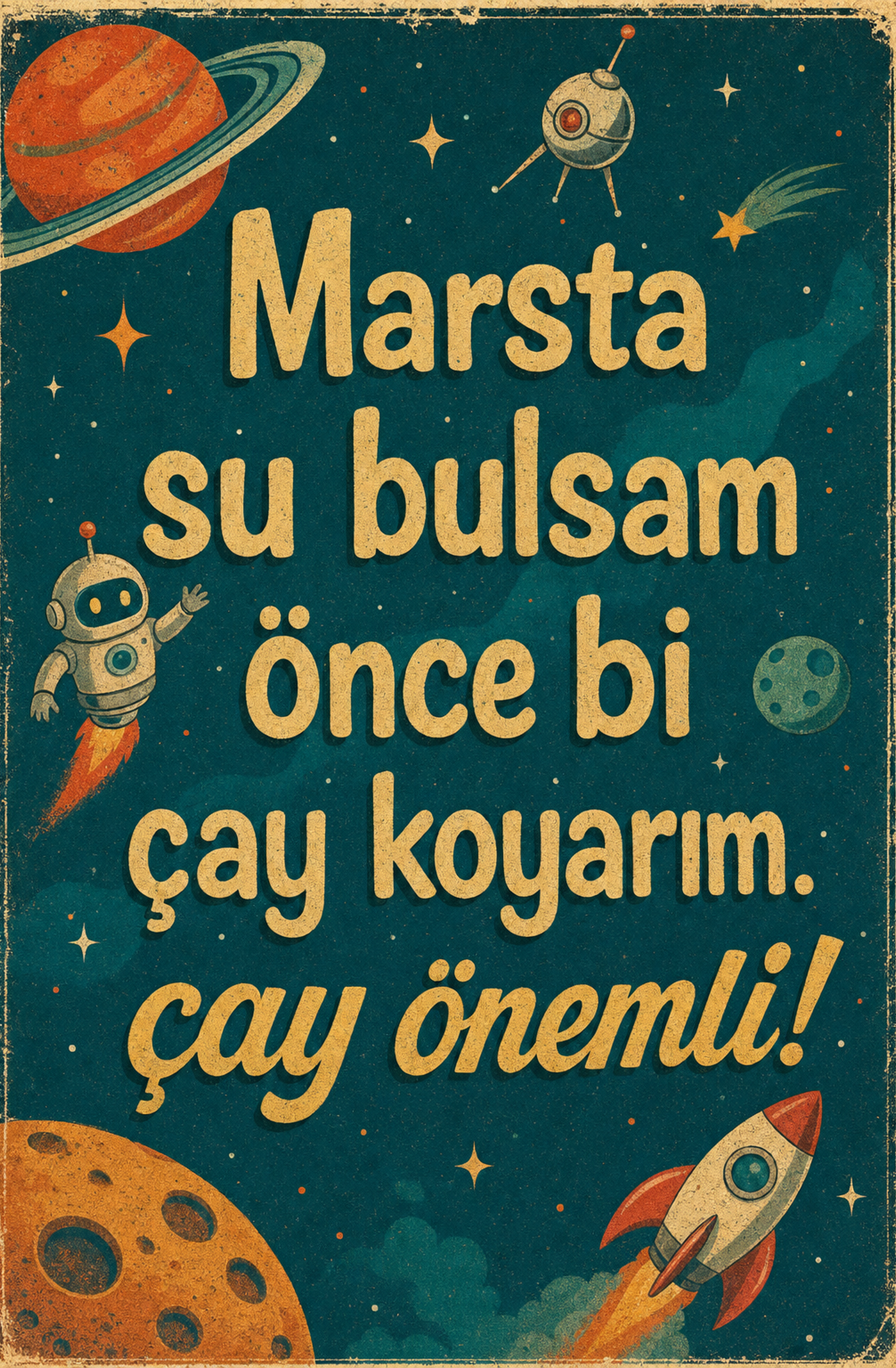 Marsta Su Bulsam Ahşap Poster 1410