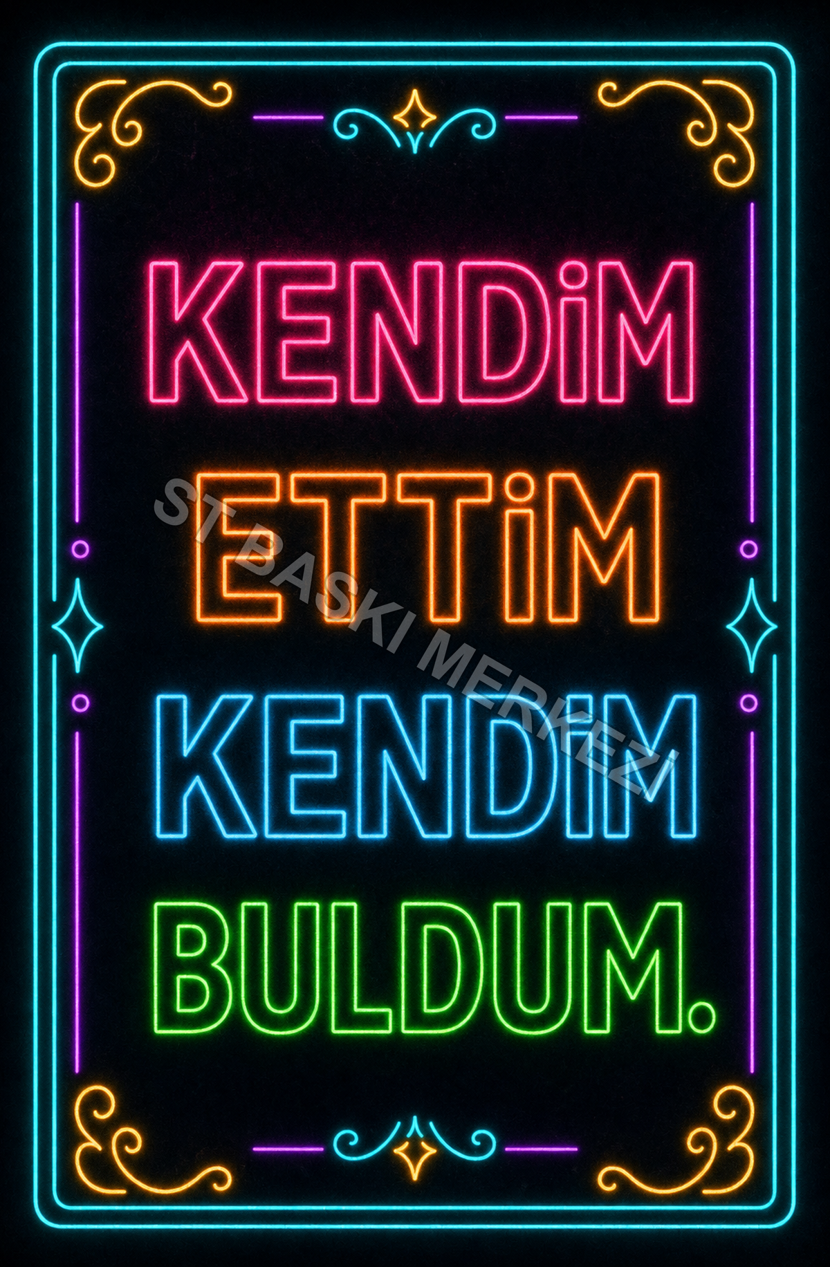 Ahşap Poster 1531