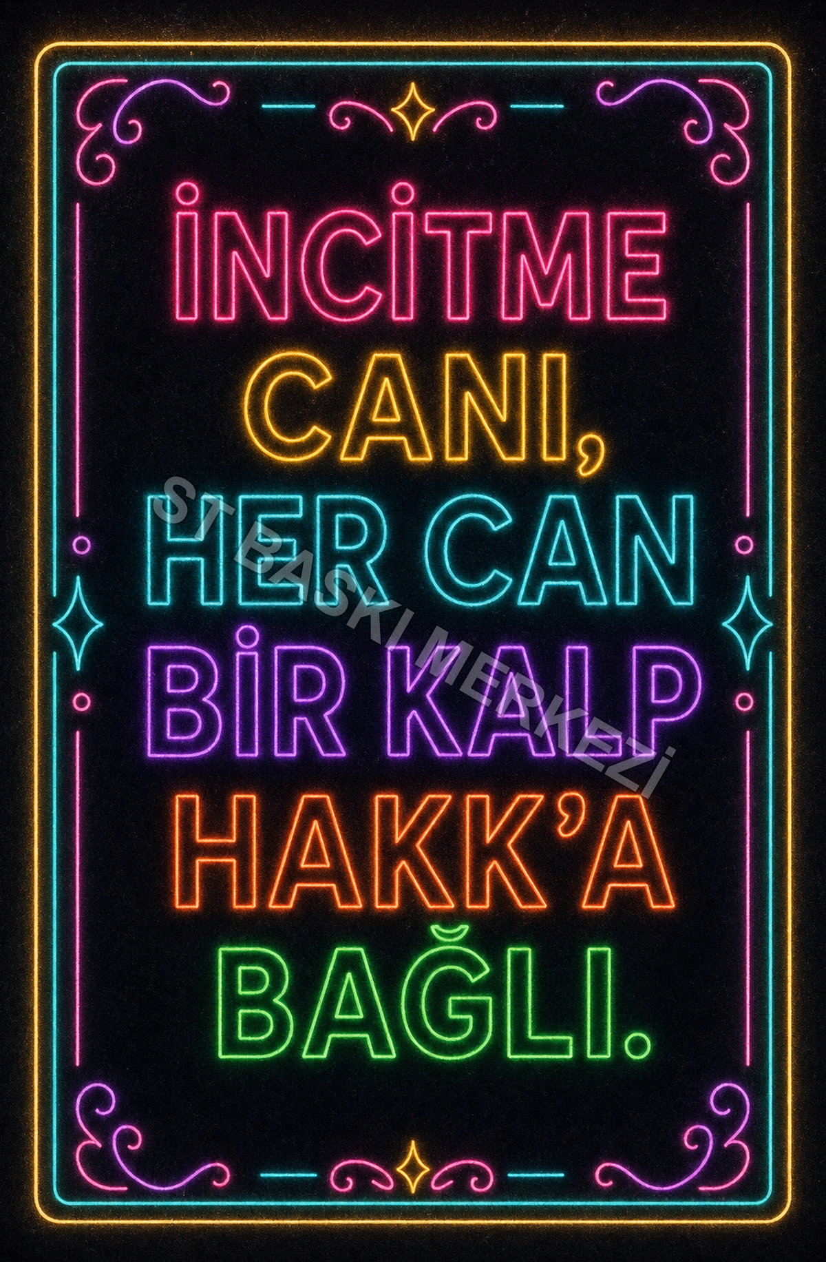 Ahşap Poster 1532