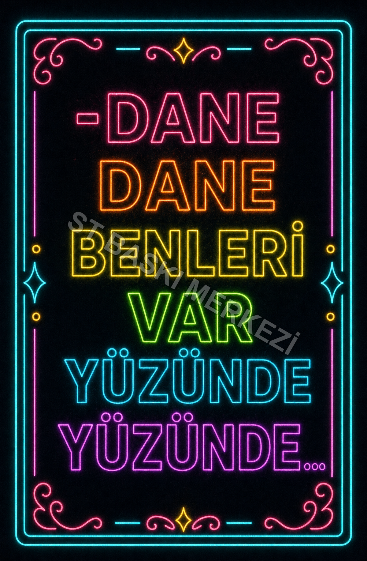 Ahşap Poster 1534