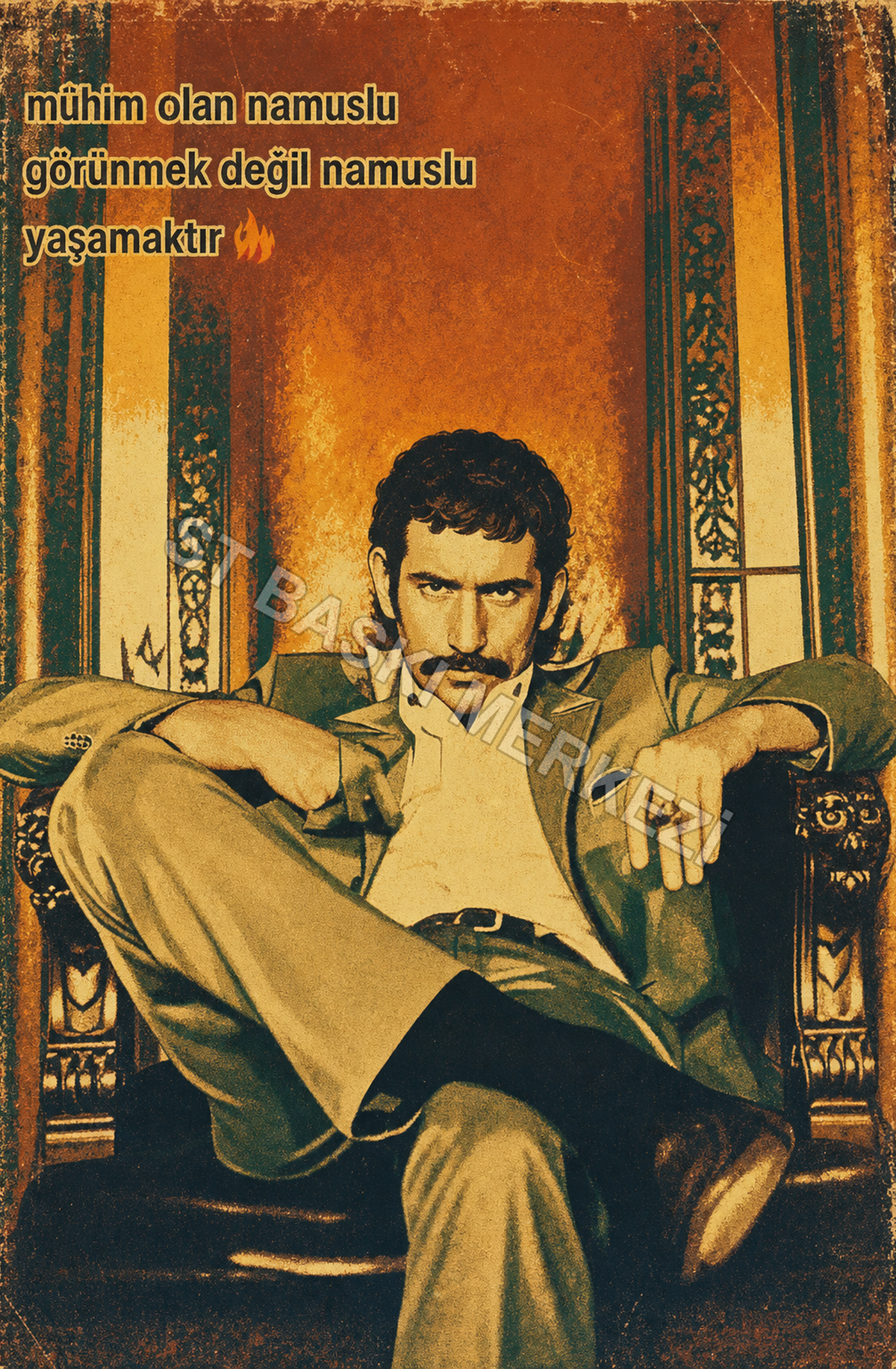 Mühim Olan Namuslu Görünmek Değil Namuslu Yaşamaktır 🔥 Ahşap Poster 1652