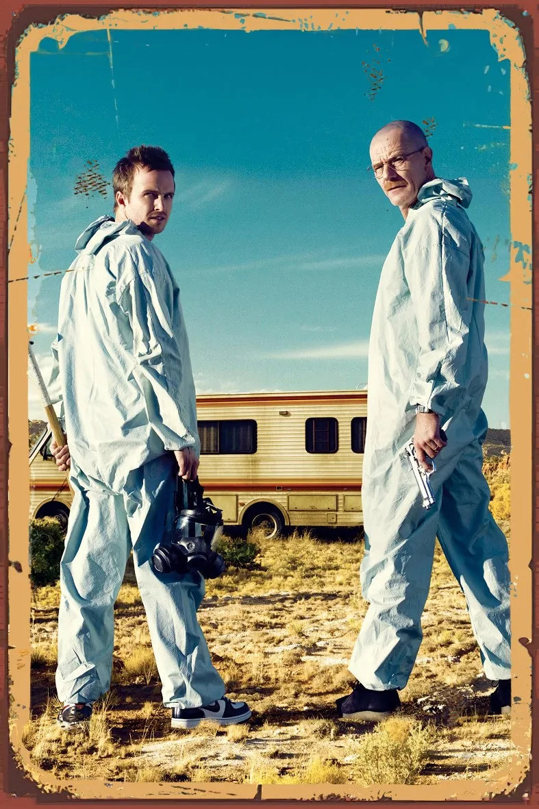 Breaking Bad Retro Ahşap Poster No:882