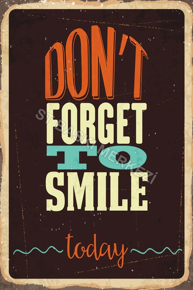Dont Forget Ahşap Poster No:545