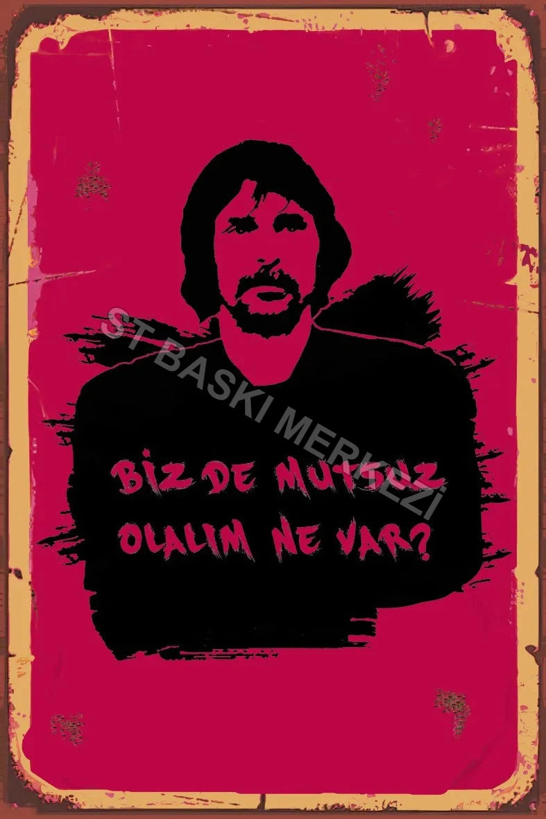 Behzat Ç Retro Ahşap Poster No:662