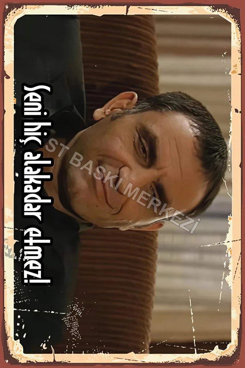 Memati - Seni Hiç Alakadar Etmez  Ahşap Poster No:354