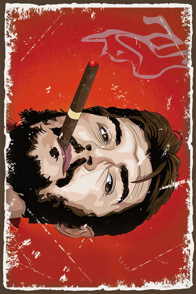 Devrimci Retro Ahşap Poster No:398