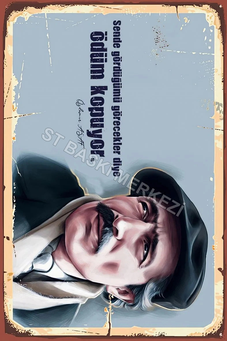 Özdemir Asaf Ahşap Poster No:359
