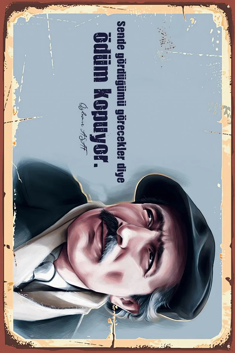 Özdemir Asaf Ahşap Poster No:359