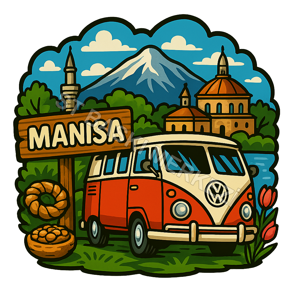 Manisa Ahşap Magnet – Toptan UV Baskılı Retro Hediyelik Magnet