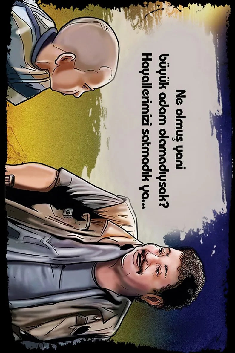 Ne Olmuş Yani Retro Ahşap Poster No:382