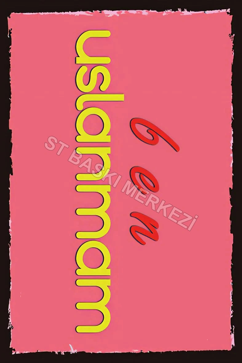 Ben Uslanmam Retro Poster No191