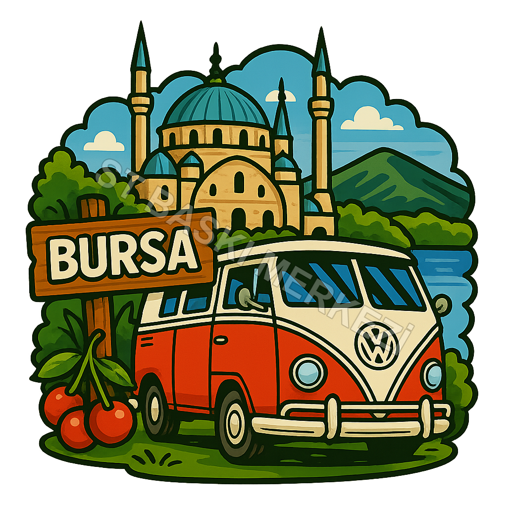 Bursa Ahşap Magnet – Toptan UV Baskılı Retro Hediyelik Magnet