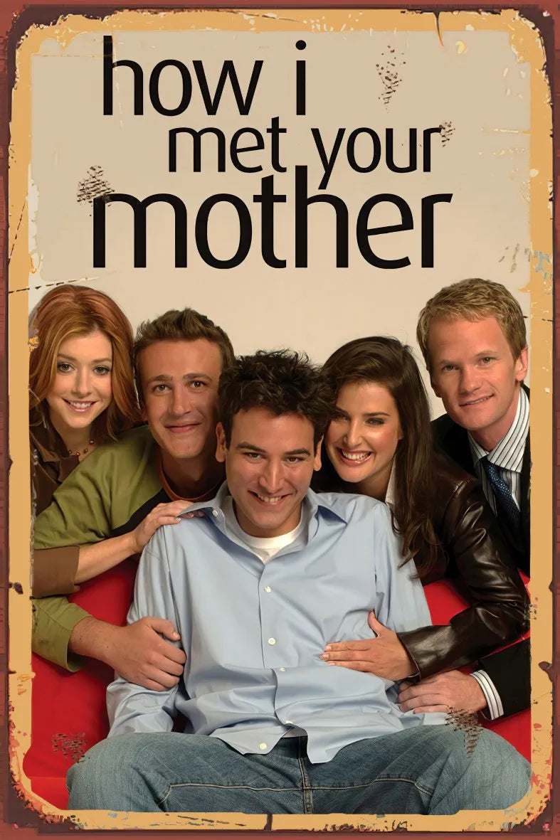 How i Met Your Mother Retro Ahşap Poster No:855