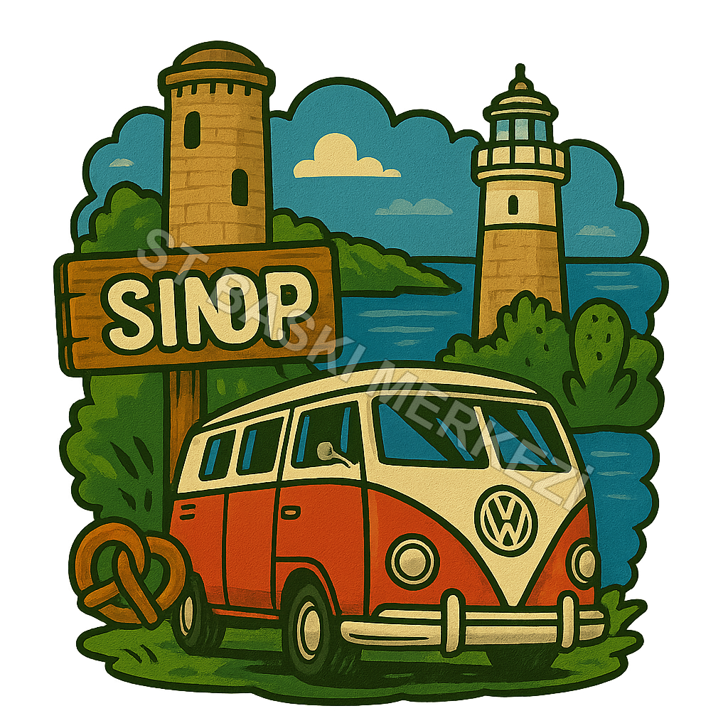 Sinop Ahşap Magnet – Toptan UV Baskılı Retro Hediyelik Magnet