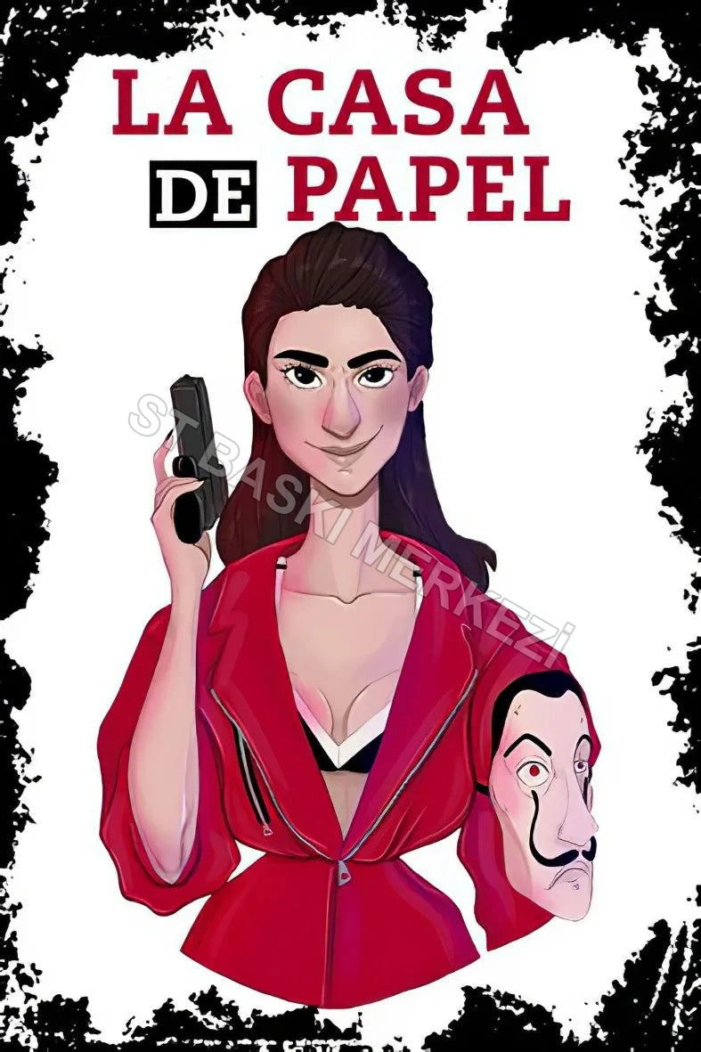 La Casa De Papel Ahşap Poster No:142
