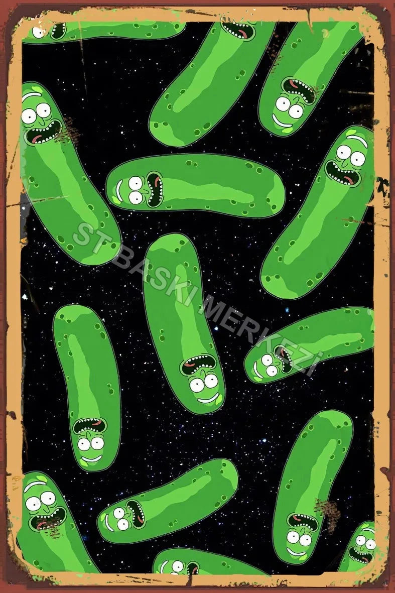 Ricky And Morty Ahşap Poster No:764