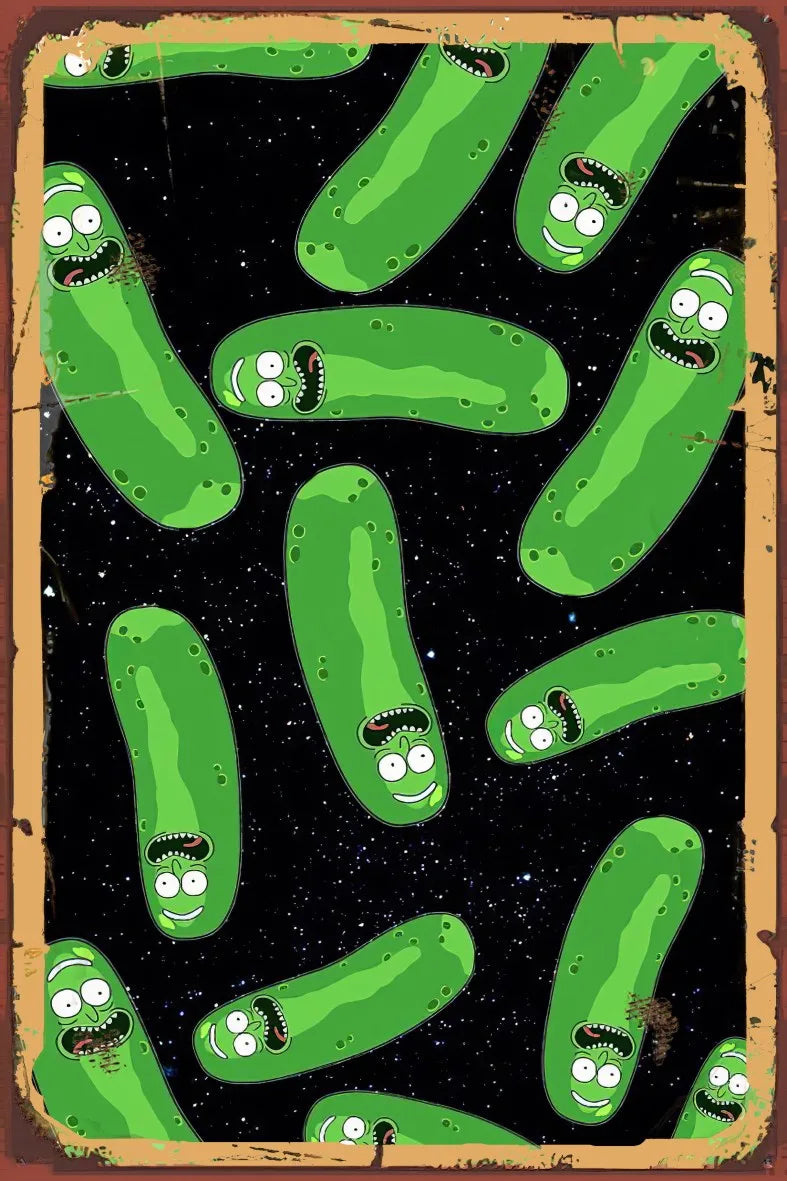 Ricky And Morty Ahşap Poster No:764