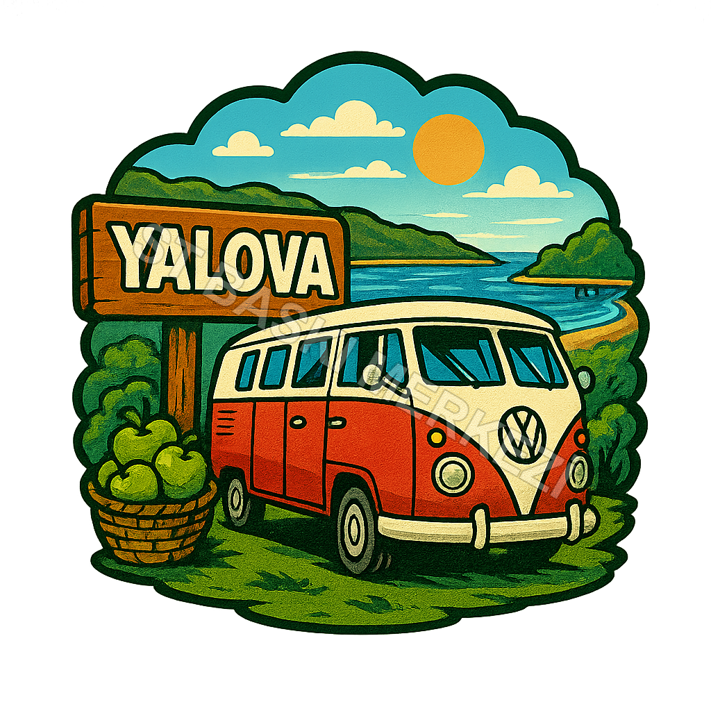Yalova Ahşap Magnet – Toptan UV Baskılı Retro Hediyelik Magnet