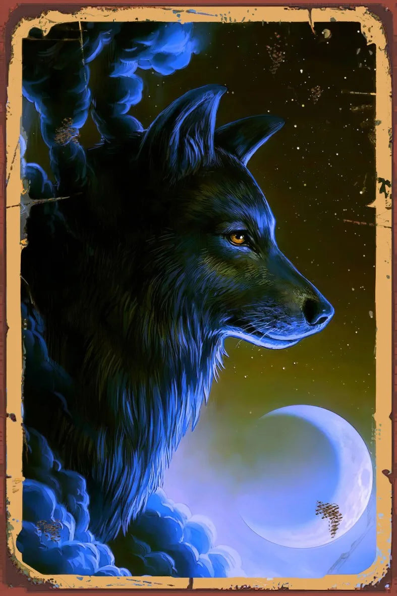 Kurt Retro Ahşap Poster No:816