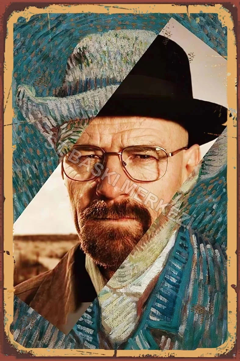 Breaking Bad Retro Ahşap Poster No:940