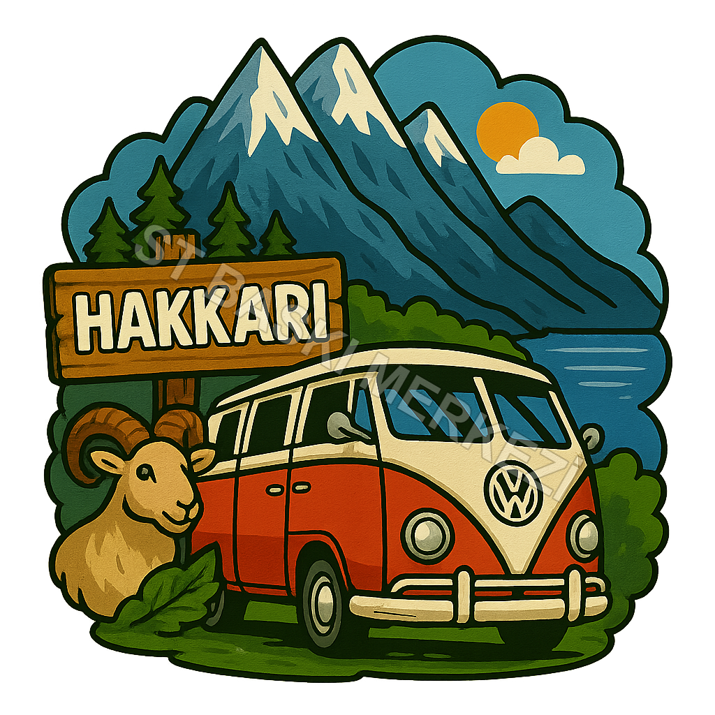 Hakkari Ahşap Magnet – Toptan UV Baskılı Retro Hediyelik Magnet