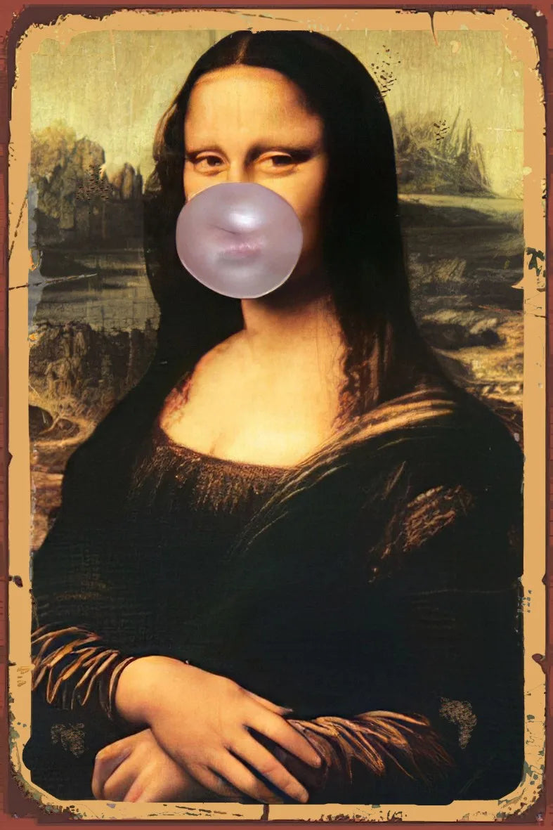Monalisa Ahşap Poster No:789