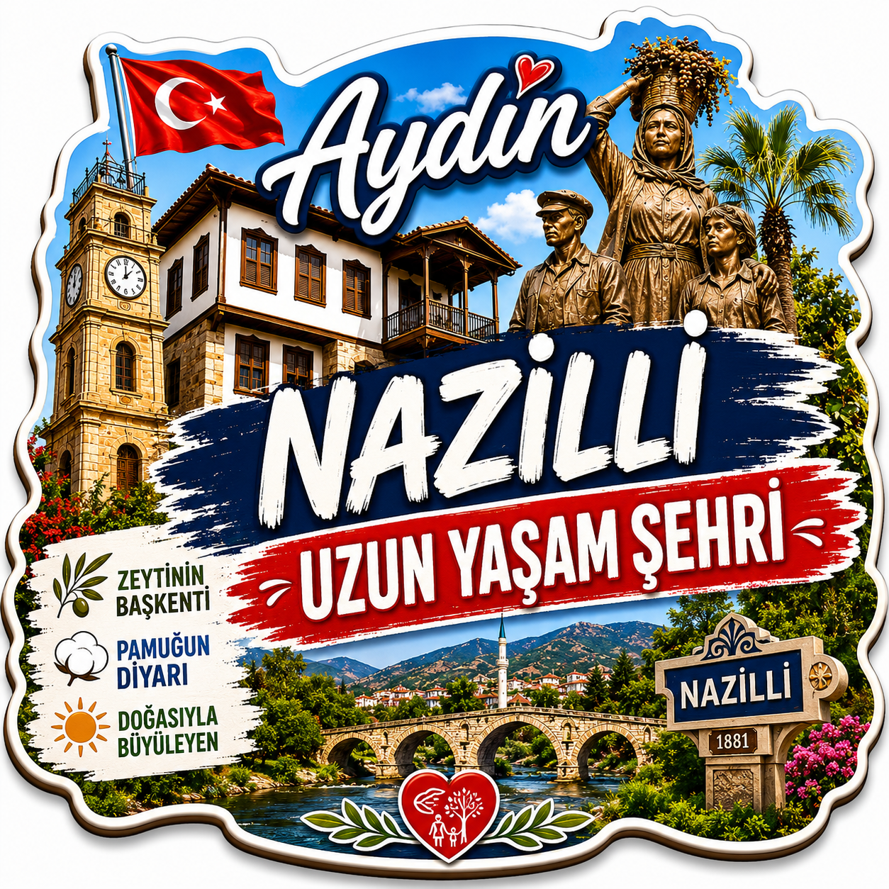 Ahşap magnet ürün görseli
